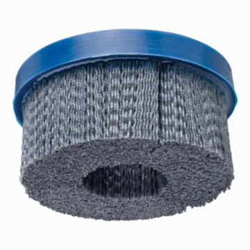 Deburando o filamento abrasivo de carboneto de silício industrial escova de disco turbo para polimento de liga de alumínio